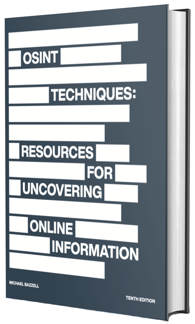 Capa do Livro OSINT Techniques: Resources for Uncovering Online Information - 10th Edition (2023)